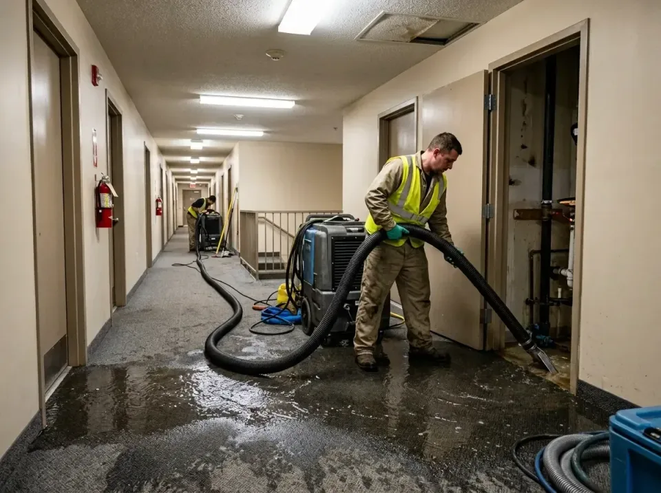 multi-unit-apartment-hallway-f-005 — frequently asked questions, Emergency Burst Pipe Water Extraction & Removal in Baden, PA
